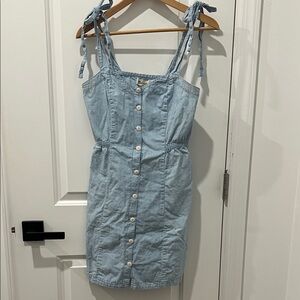 Madewell Light Blue Denim Mini Dress with Buttons, Size‎ 2